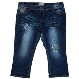 WAM What About Me Denim Capris Jeans